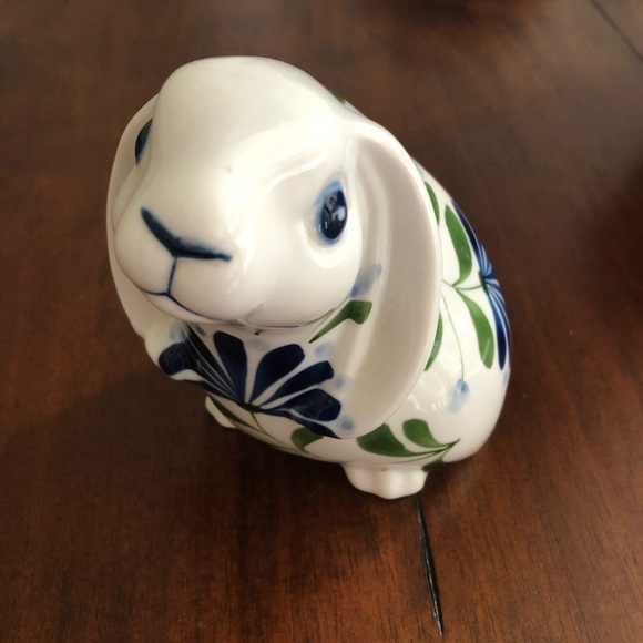 Dansk Ceramic Floral Bunny Rabbit Figurine - Picture 2 of 8